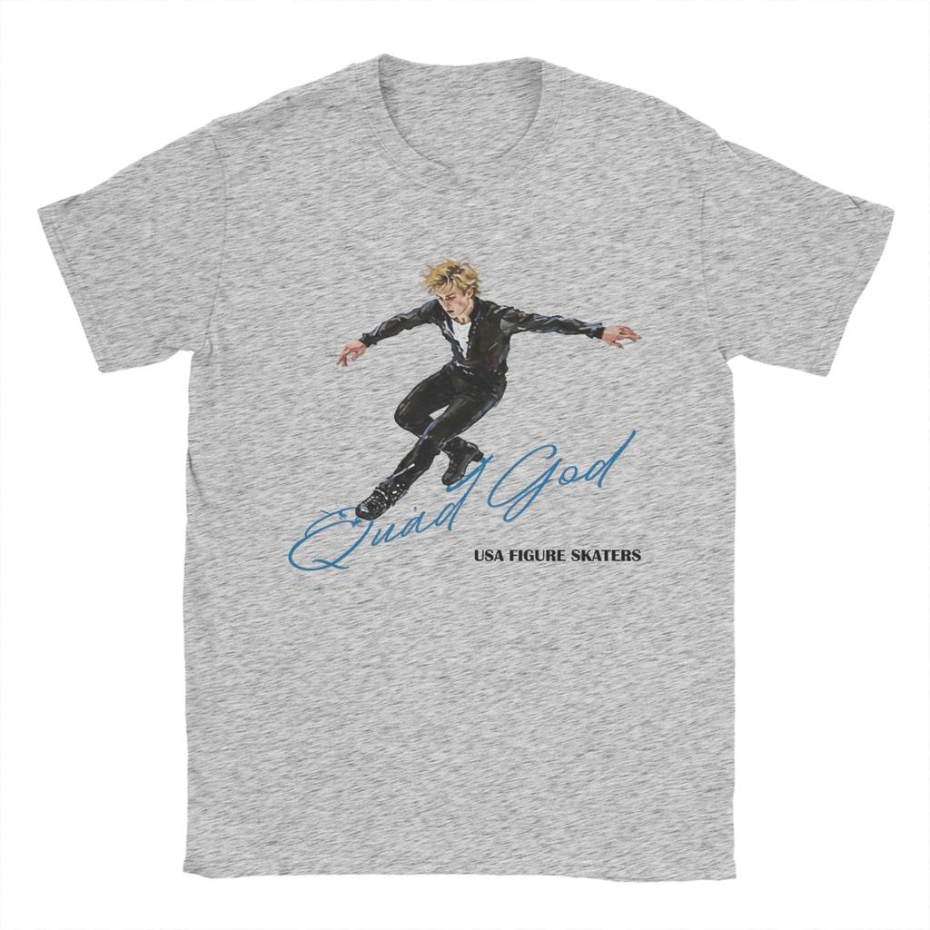 Oversized TShirt Summer Ilia Malinin Quad God Legend Team USA Hip Hop T Shirts Cotton Tee Shirt Men Print Short Sleeve Clothes