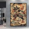 Canvas Painting Pokemon Charizard Cool Character Poster HD Printing Not Fading Modern Home Children's Bedroom Decor Holiday Gift