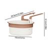 Two-In-One Sink Hanging Strainer Basket Openable Bottom Cover Detachable Kitchen Garbage Filter Multifunctional Quickly Drain