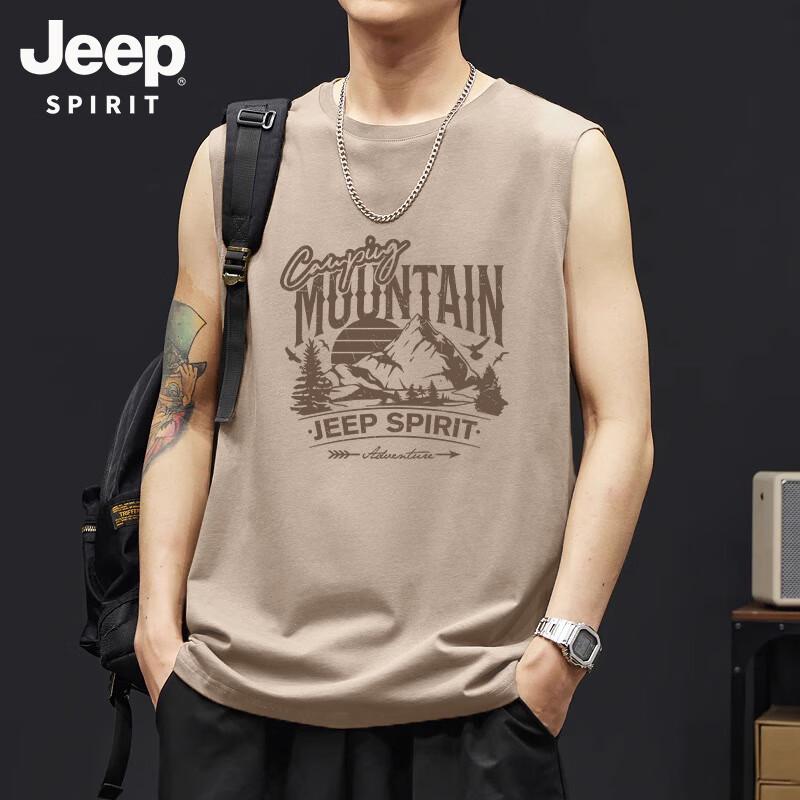 

Мужская майка-жилет JEEP SPIRIT из чистого хлопка без рукавов 3XL