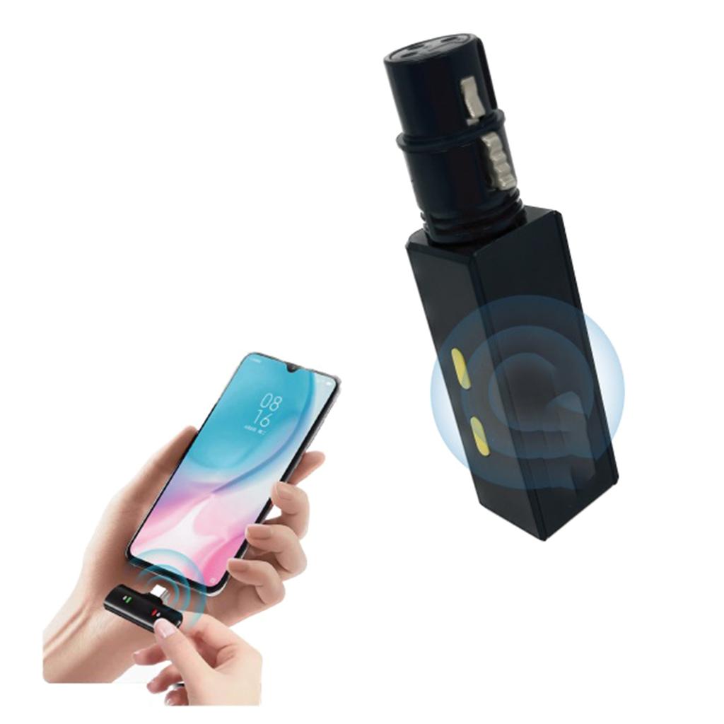 Wireless Microphone Adapter Converter Wired To Wireless Mic System for Recording and Performance