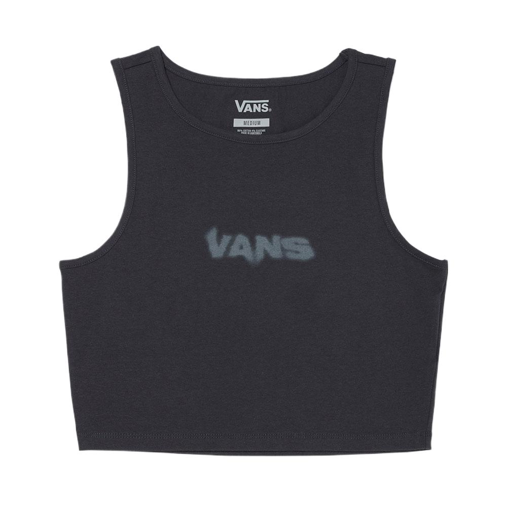 

Vans Fuzzy Filter Comfortable Soft Casual Versatile Tank Top Women tops Carbon VN000MBX1O71 XS