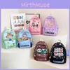 Charming Anime Pattern Backpack For Children Lightweight Breathable Oxford Fabric For Everyday Use