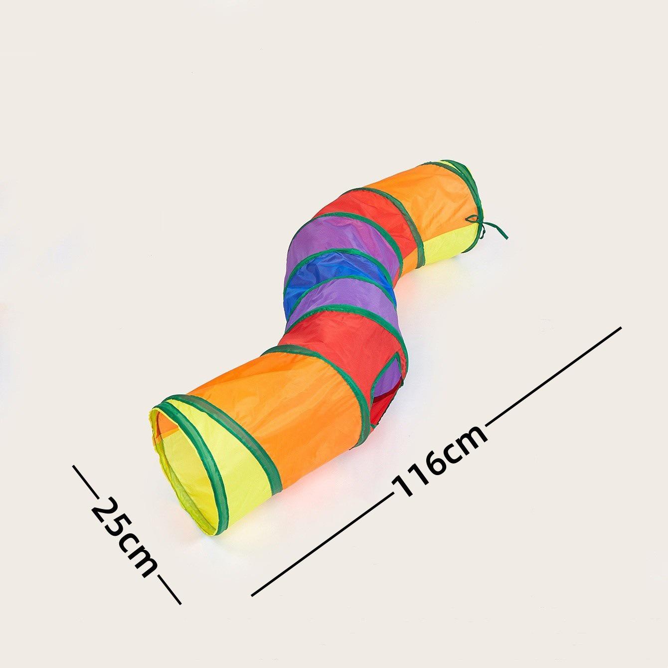 

Cat Tunnel for Indoor Cats Interactive Rabbit Tunnel Toys Pet Toys Play Tunnels for Cats Kittens Rabbits Puppies Crinkle Colla