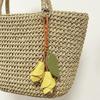 Hanger Pu Leather Tulip Pendant Colorful Bag Charm Trendy Bag Decoration  Women