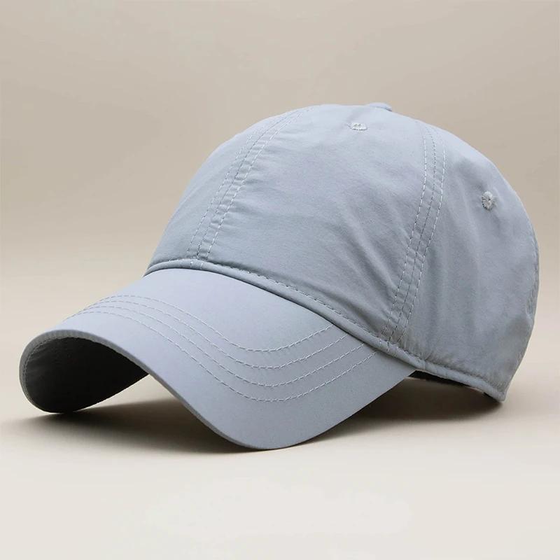 Big Size Summer Quick Drying Baseball Cap Man Breathable Large Plus Head Size Sun Hats Male Outdoor Sport Visor Cap Gorros