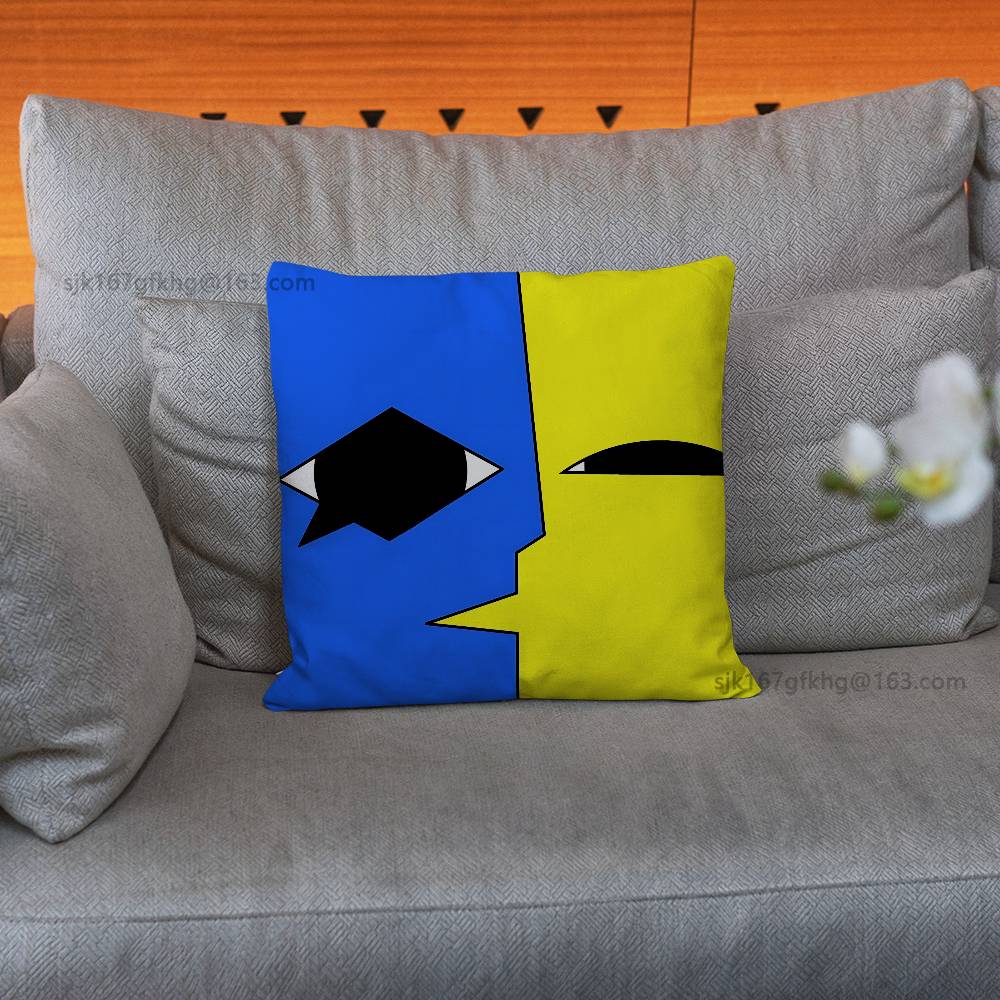 Ena Graphic Sthetic Pillow Case Pillow Case Living Room Sofa Cushion Cover Suitable For Home Bedroom Room Decoration