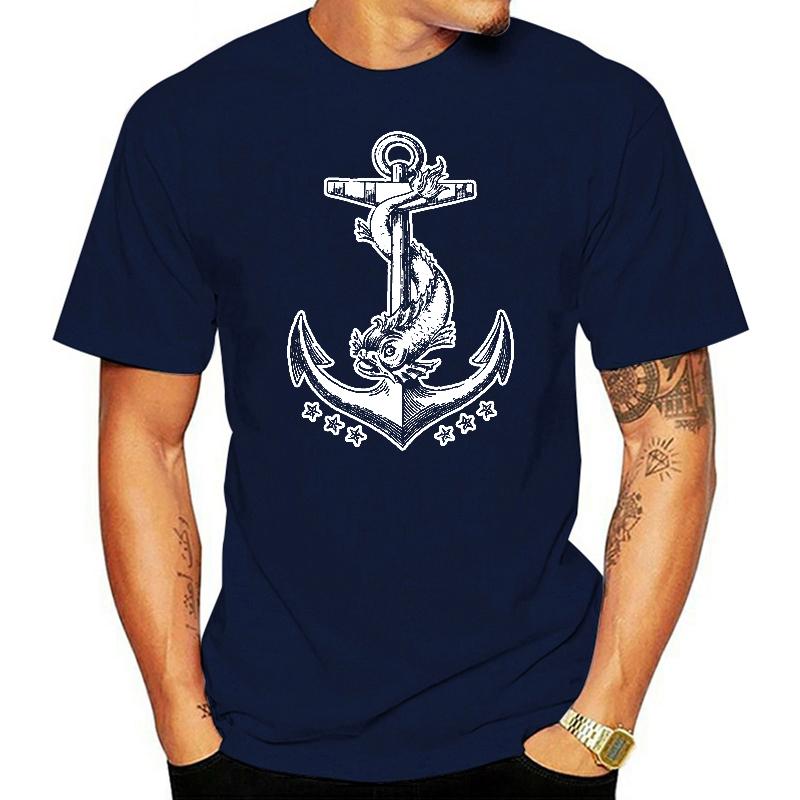 New Print Cotton T-Shirt Male Anchor Ii T-Shirt Sporter Sailer Sailboat Sail Sailor Skipper Trainingphoto T Shi