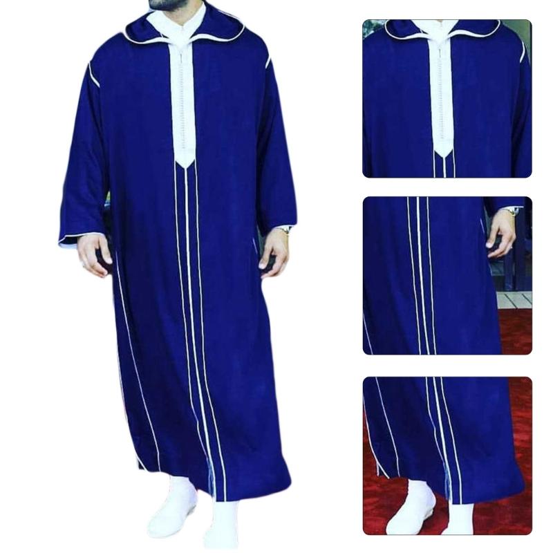 Traditionelle muslimische Kleidung Eid Naher Osten Arabisch Jubba Thobe für alle Jahreszeiten