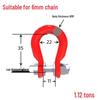 Chenghua Julida Heavy Duty Irregular T8 Chain and Anchor Shackle Set