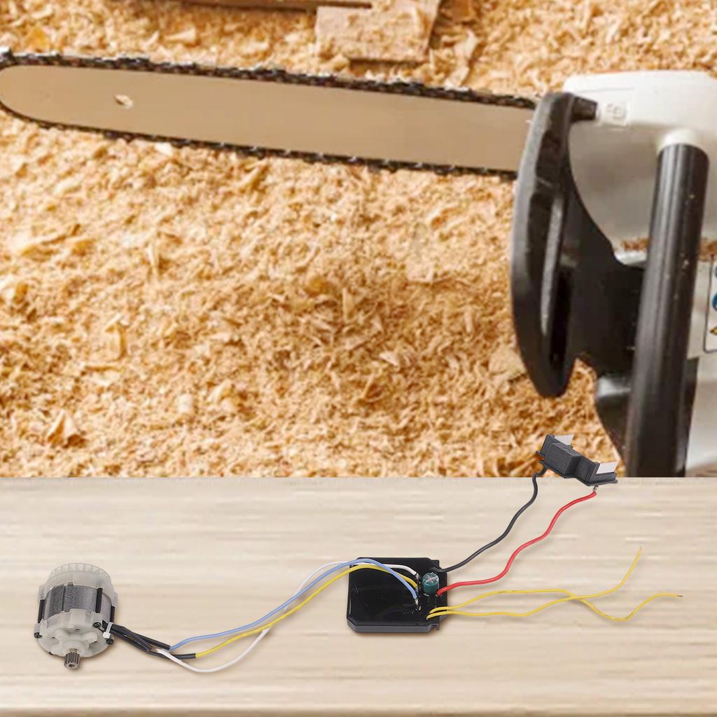 Chainsaw Motor With Pins Chainsaw Motor Assembly 14-Tooth Motor Reliable Operation High Performance Chainsaw Maintenance