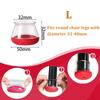 24 Pcs Chair Leg Floor Protectors for Hardwood Floors Silicone Covers Felt Pads Furniture Leg Caps Anti-Scratch Reduce Noise Fit 14-40mm