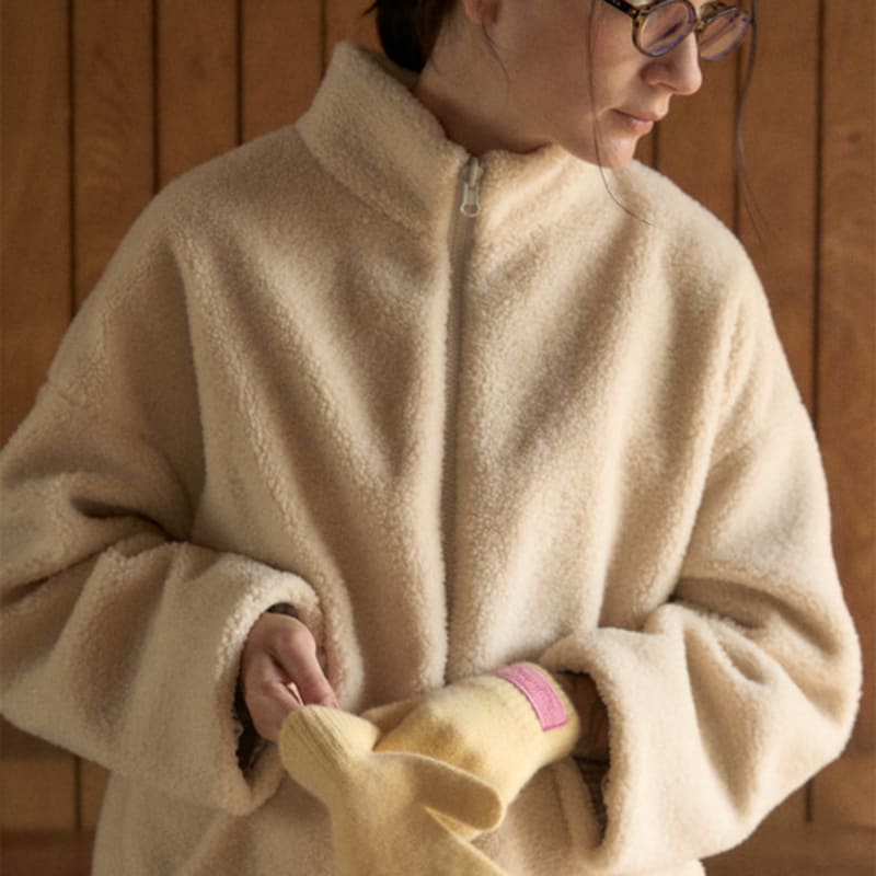 

ДОЧЬ Вельветовая этикетка Шерстяная перчатка, лимонный Lemon