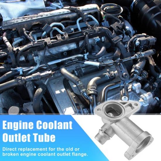 Engine Coolant Outlet Tube Set Single for Volkswagen Passat 2000-2005