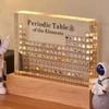 Acrilic Elemente Reale Tabel Periodic Mendeleev Tabel Periodic Figurine Display Ornament Științific Decor Cameră Accesorii Birou