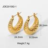 INS Brass Hoop Huggies Earrings Small Large Circle Hoops Jewelry Diamond Earrings Women Girls Gold Hoop Earrings