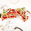 Santa Claus Christmas Glasses Xmas Tree Party Prop Happy New Year Christmas Eye Frame  Kids