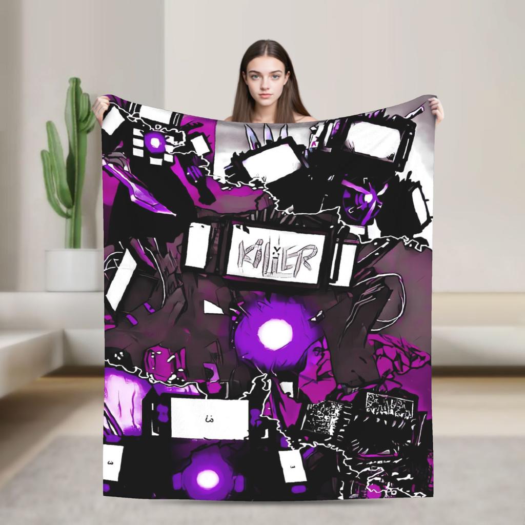 Titan Speakerman Potenziato Titan Flannel Blankets Warm Soft Throw Blanket for Home Decor Decorative Bedspread Sofa Bed Cover