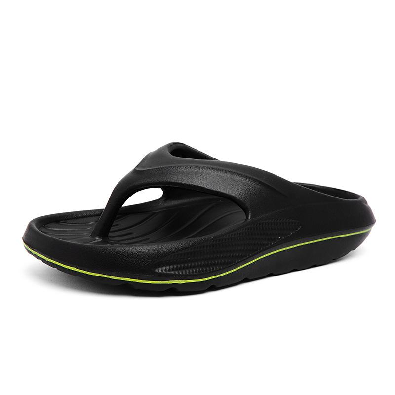 2025 Summer New Shit-stepping Slippers Men Wear Non-slip Beach Flip-flops Men Pinch Feet Cool Slippers Household