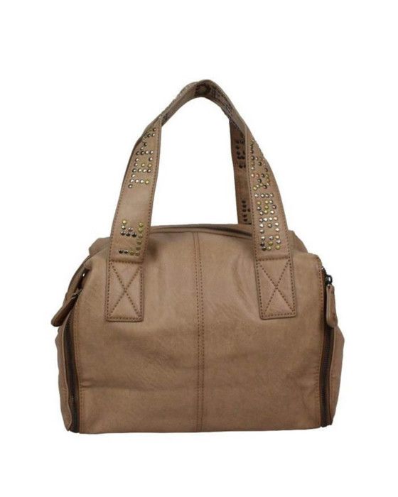 Sac à main - Le Temps des Cerises - Fresh 1 - Taupe - 33x26x17 cm - Synthétique