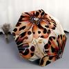 1pc Floral Leopard Automatic Open/close Umbrella, 8-Rib Sturdy Structure, Auto Folding/Opening, Portable Travel Umbrella for Women,110