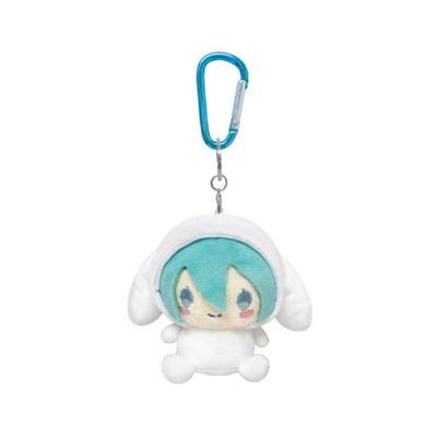 K Company Hatsune Miku x Cinnamoroll Mascotte met Karabijnhaak MCN-KM-KG