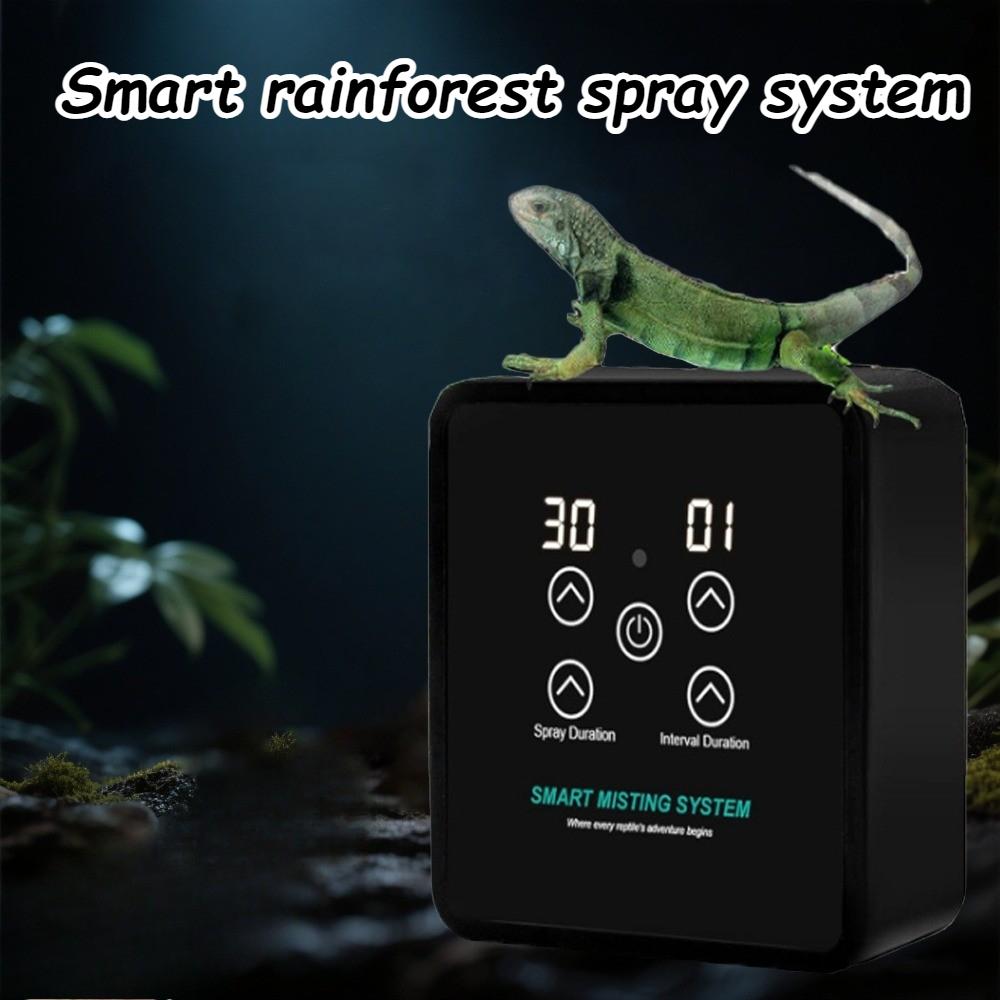 Intelligent Climbing Pet Humidifier Simulating Rainforest Rainfall Low-noise Timed Spray System for Reptiles Pet Products