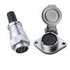 ZHQCN WS28 TQ/ZG Waterproof M28 Aviation Power Connector 2 3 4 7 8 9 10 12 16 17 20 24 26 Pin Soldering Plug Flip Cover Socket