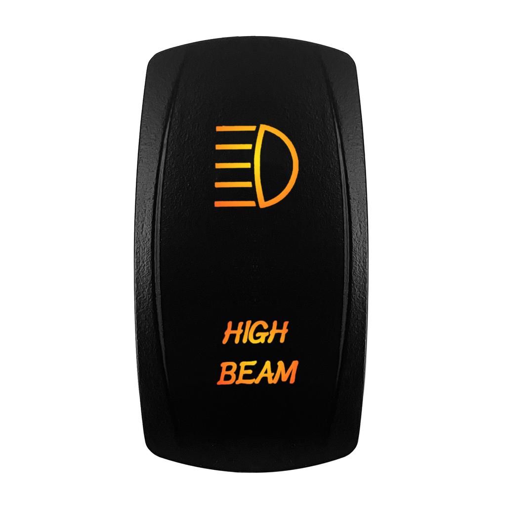 Comutator Basculant cu LED Portocaliu/Chihlimbar Bară Luminoasă LED Lumini Spot 5P/7Pini Pornit Oprit Pornit Pentru Mașină Barcă Camion PV Stil ARB Piese Auto Camper Comutatoare Baterie5