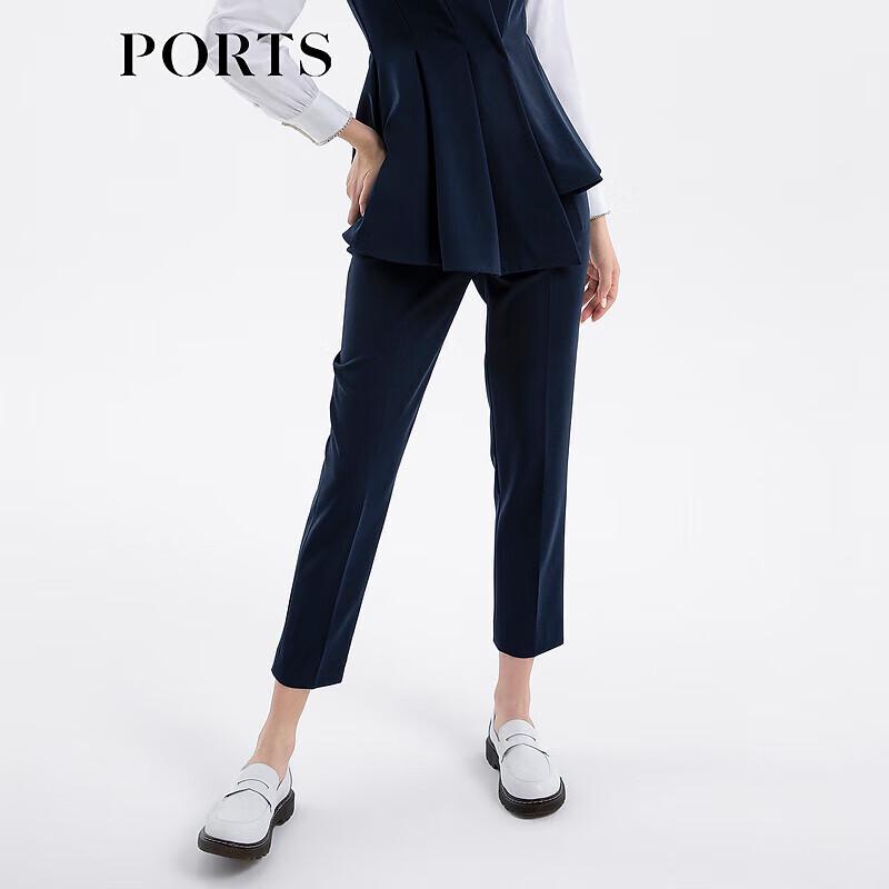 

PORTS Women s High-Waist Straight-Leg Cropped Commuter Pants XS