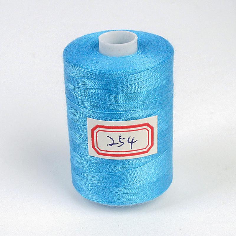 Hilo de Coser de Poliéster de Alta Velocidad 402 - 1000 Yardas, Colores Arcoíris, Ideal para Proyectos de Costura Casera y a Mano