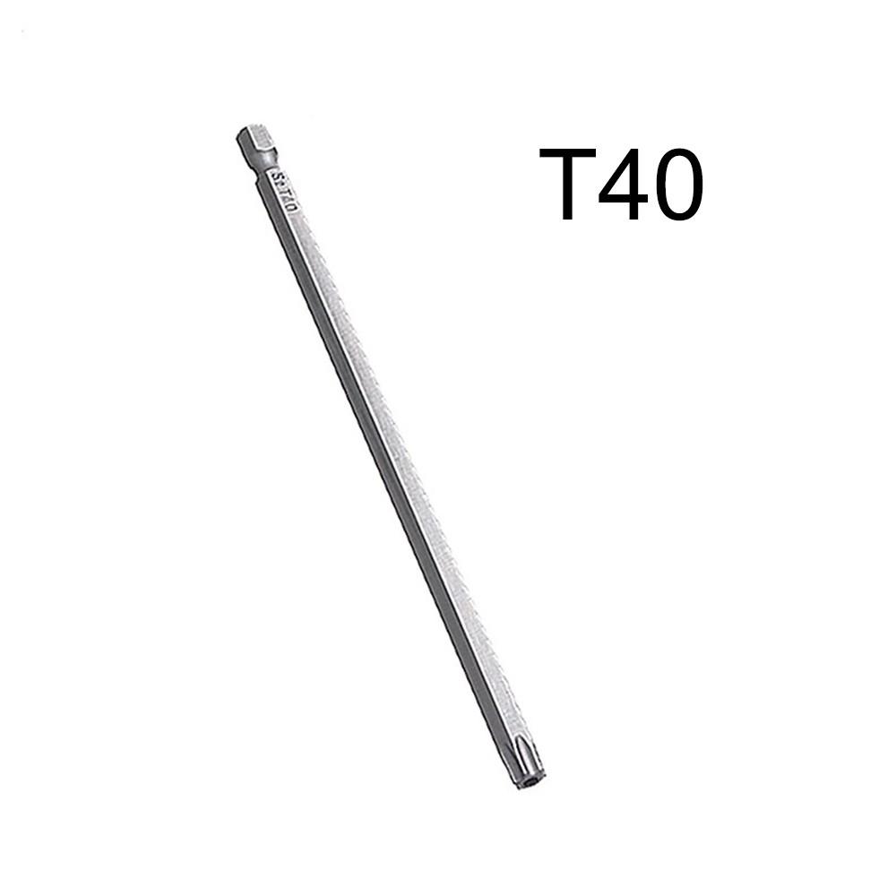 Torx Head Screwdriver Bit 150 Mm Long 6.35mm Accessories