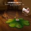 Feelneedy 2-in-1 Electric Cat Toy with LED Light, Automatic Cat Teaser, Popular Indoor Play Toy for Solitary Cats, Exercise Relief for Cats, Feather