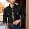 Men'S Fashionable Lapel And Shoulder Length Short Sleeved Casual Top