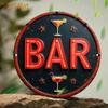 Retro Red Neon Bar Sign Vintage LED Wall Decor Cafe Party Lighting