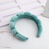 Retro Puffy Hair Band Sponge Headbands for Women Velvet Cloth Padded Girls Makeup Hairband Beauty Fashion Hairband Accessories