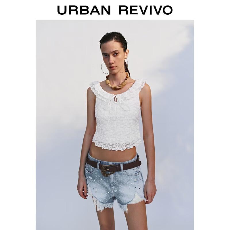 Женский топ-жилет в балетном стиле с кружевными завязками M