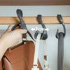 10pcs Multifunctional Plastic Hanging Storage Rack Closet Rod Anti-Damage Purse Handbag Hanger Hooks Handbag Organizer Wardrobe