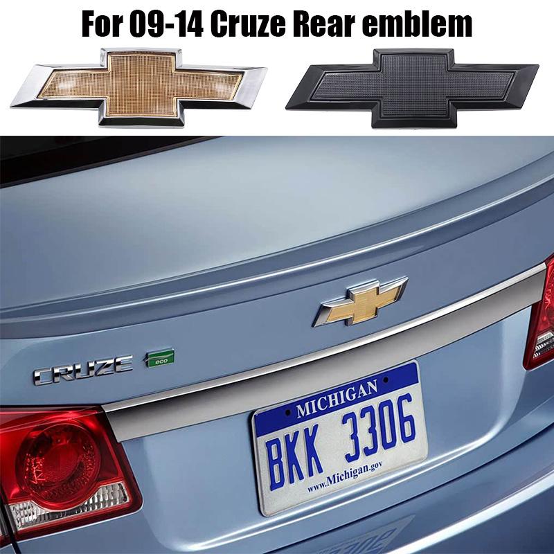 1pcs 3D old ABS Car Rear logo Rear Bumper tail door trunk car rear Emblem sticker styling Accessories For Chevrolet 09-14 Cruze