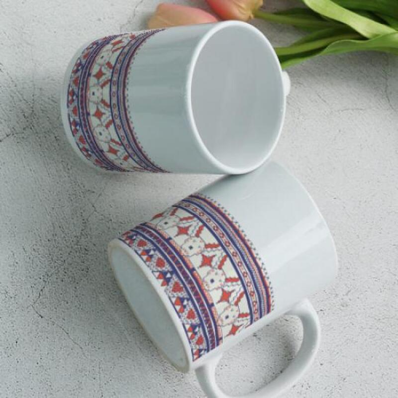 dc418-Design Mug 2p-Hand-drawn Knit
