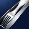 304 Stainless Steel 2-in-1 Fruit Fork Cutter Easy Use Uniformly Cube Cutting Watermelon Cutter Efficient Time Saving