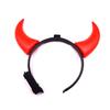Bull Horns LED Headband Small/Medium Red Glowing Headband Durable Horn Headband  for Women Men