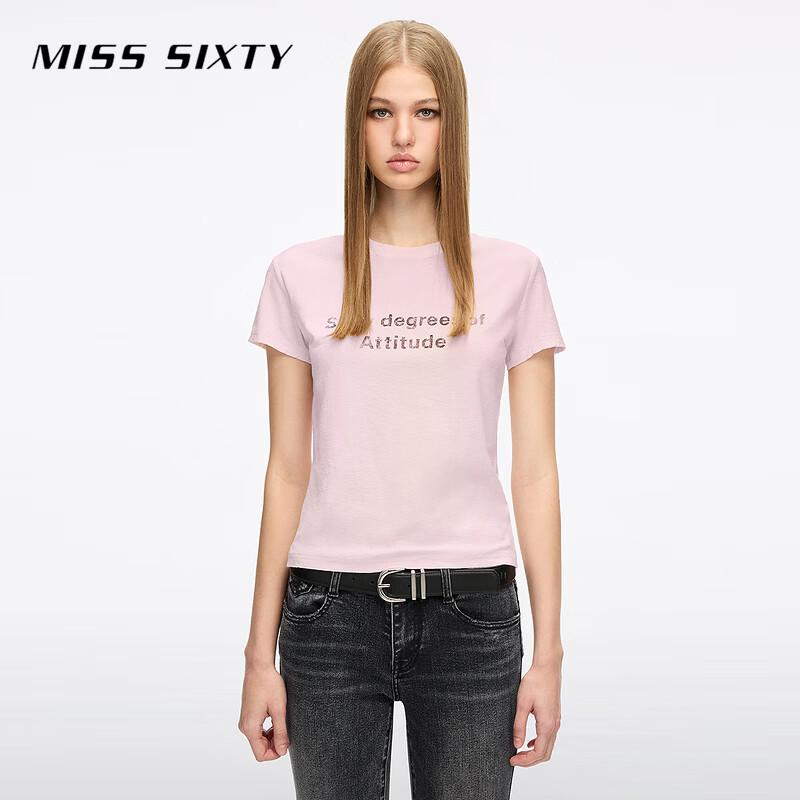 

MISS SIXTY Women s Vintage Print Slim-Fit Hemp Cotton T-Shirt