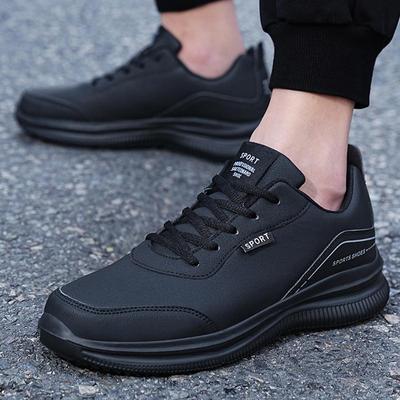Fashion Shoes for Men Leather Sneaker Waterproof Casual Comfortable Men's Sneaker Lace Up Footwear Vulcanized Man Shoe Masculino Size 48