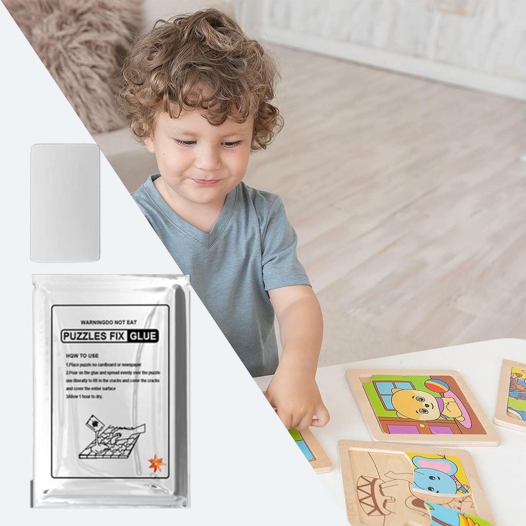 60ml Puzzle Glue Professional Puzzle Adhesive Puzzle Glue With Scraper For Adults And Children Quick Dry For Puzzles