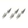 Set da 3 Pezzi Moda Classica Punk Rock Borchie Punte Coniche Acciaio Inossidabile 316L Orecchini a Lobo Uomo Donna Piercing Gioielli per il Corpo
