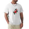 Red Camelia Japonica Japanese camellia PJ Redout Vintage Botanical Illustration TShirt Plus Size Quick Dry Sports Tee
