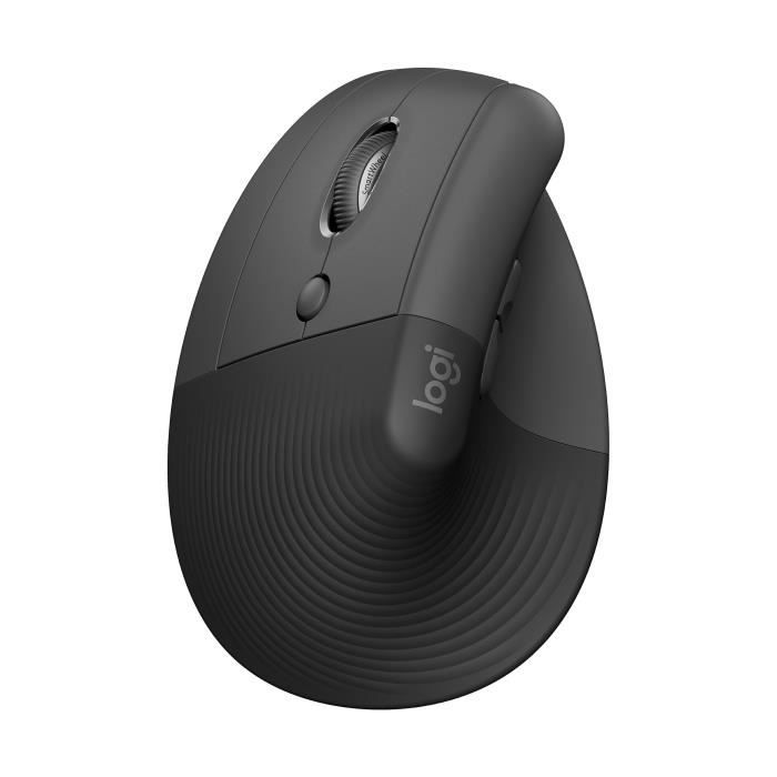 Mus - Trådløs - Logitech - Lift Ergonomisk Vertikal - Grafitt - Venstrehendt