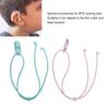 BTE Hearing Aids Clip Lanyard AntiLoss Silicone Elastic Protection Rope for Children