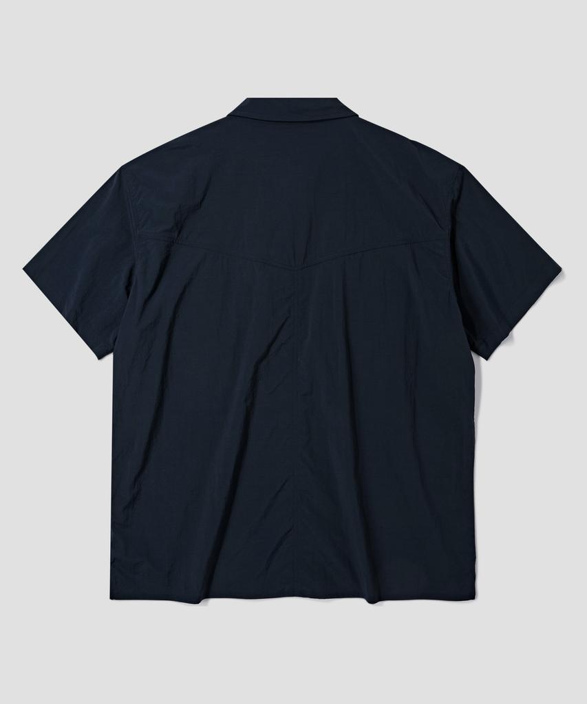 AGOD Utility Pocket Nylon Shirt [Navy]